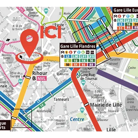 דירה Nocnoc Grand Place Belle Vue ליל